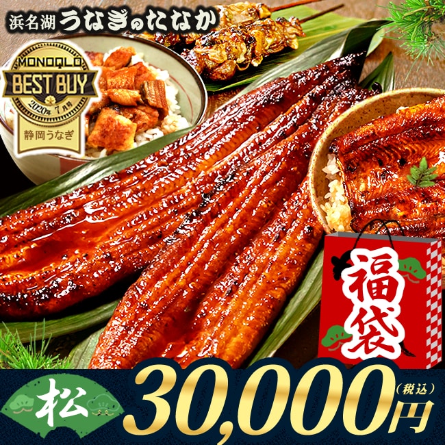 福袋 ＼数量限定！／ 新春 2026 福袋 【松】国産 うなぎ 一筋88年 浜名湖うなぎのたなか 米 老舗の味 鰻 ウナギ うなぎ蒲焼 鰻蒲焼き 福袋 海鮮 プレゼント 自宅用 オマケ付 ※ご指定OK