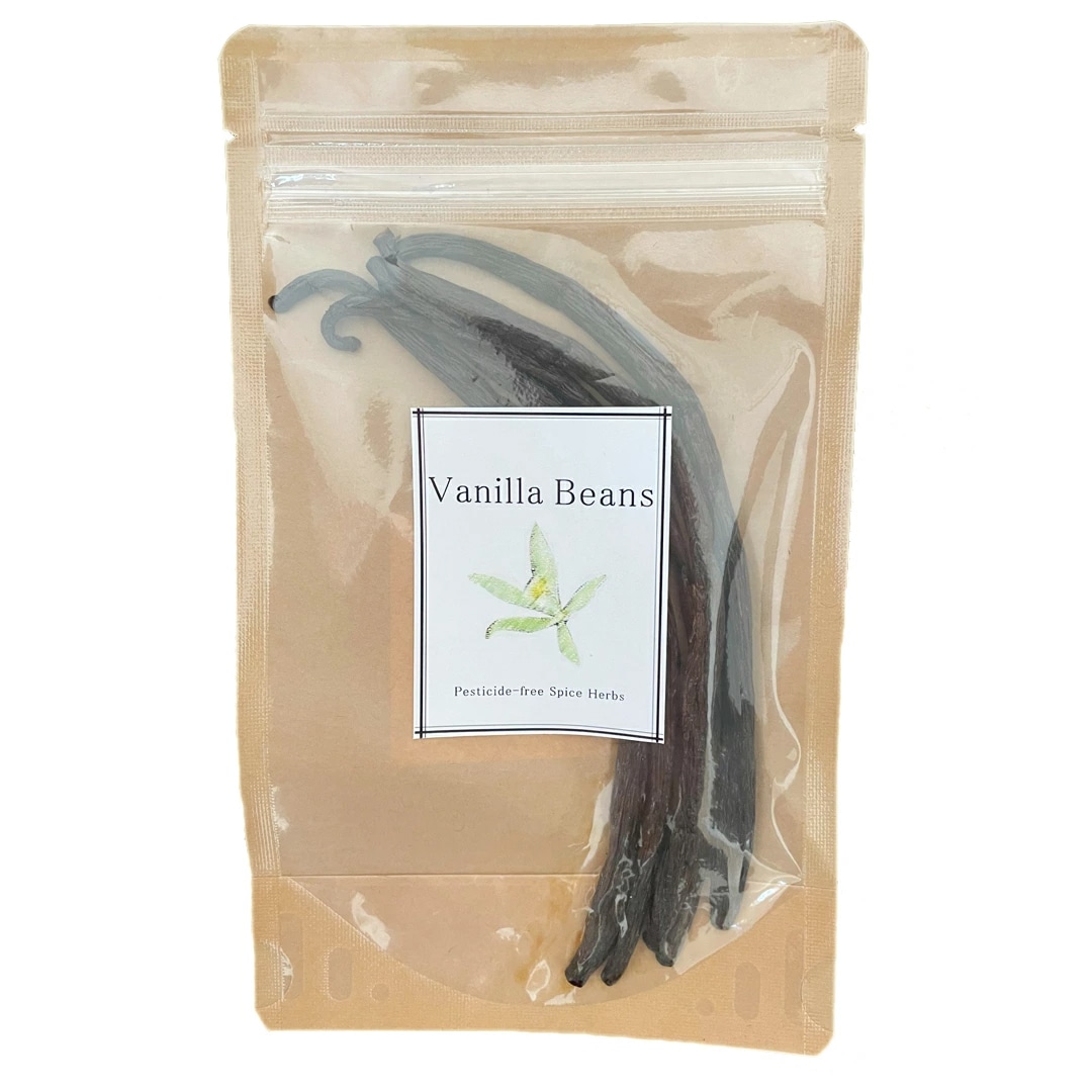 サンタローサ バニラビーンズ 5本入 最高級 完熟 農薬不使用 FLO認証 マダガスカル産 ブルボン種 バニラ