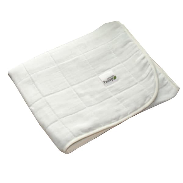 ガーゼケット クォーターサイズ Passage（パサージュ） 無添加 6重 ガーゼ さらふわ クォーターケット 洗うたびにふんわりやわらか♪6重織りの贅沢なガーゼケット 【クォーター ケット 70×100 夏 日本製 人気 綿100 洗濯】