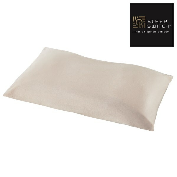 SLEEP SWITCH スリープスイッチ オリジナルピロー 専用枕カバー シャンパンゴールド 綿100 日本製 ピローケース 洗える プラチナコットン