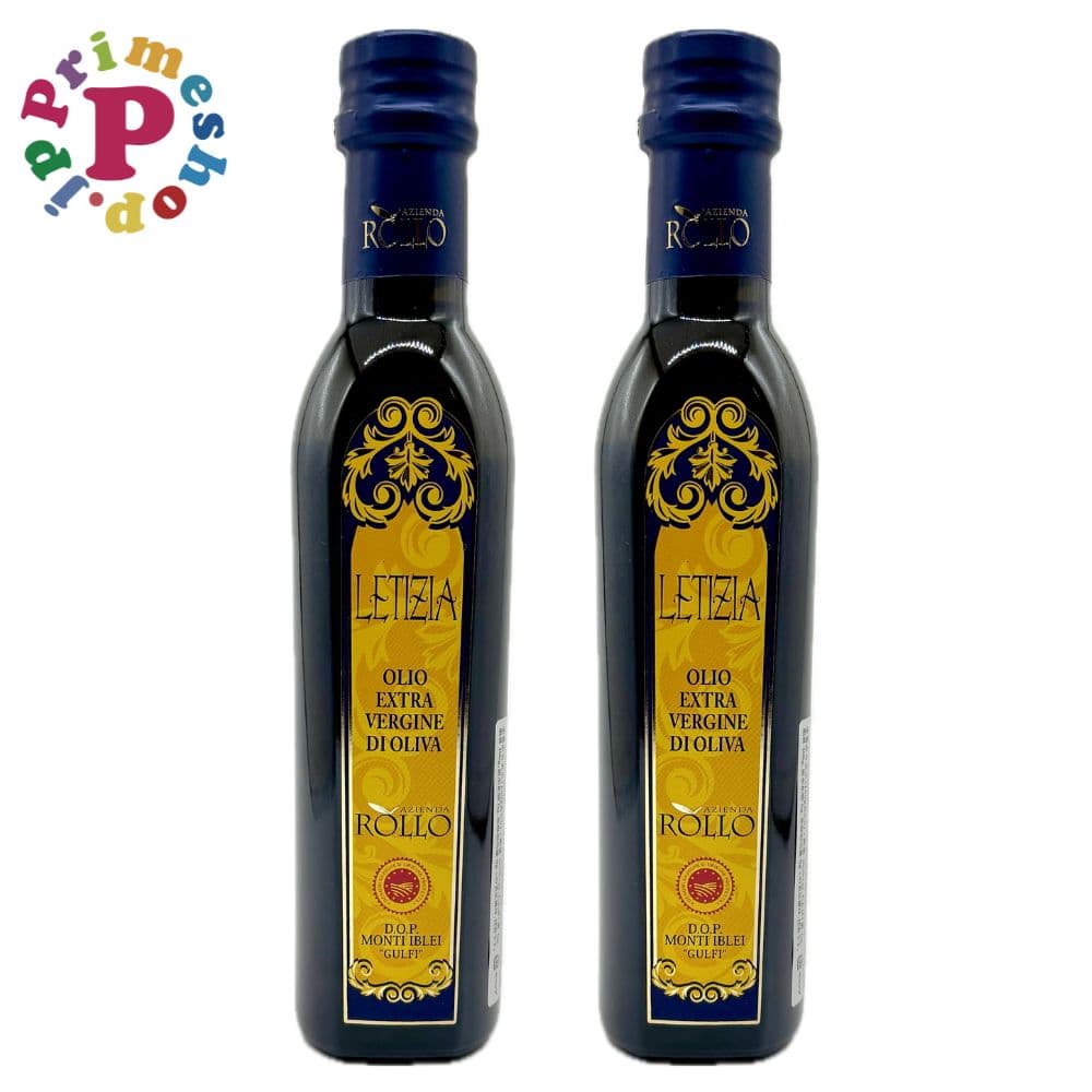 オリーブオイル レティツィア DOPモンティ・イブレイ エキストラバージン 250ml×2本 イタリア シチリア産 トンダ・イブレア種100％ LETIZIA
