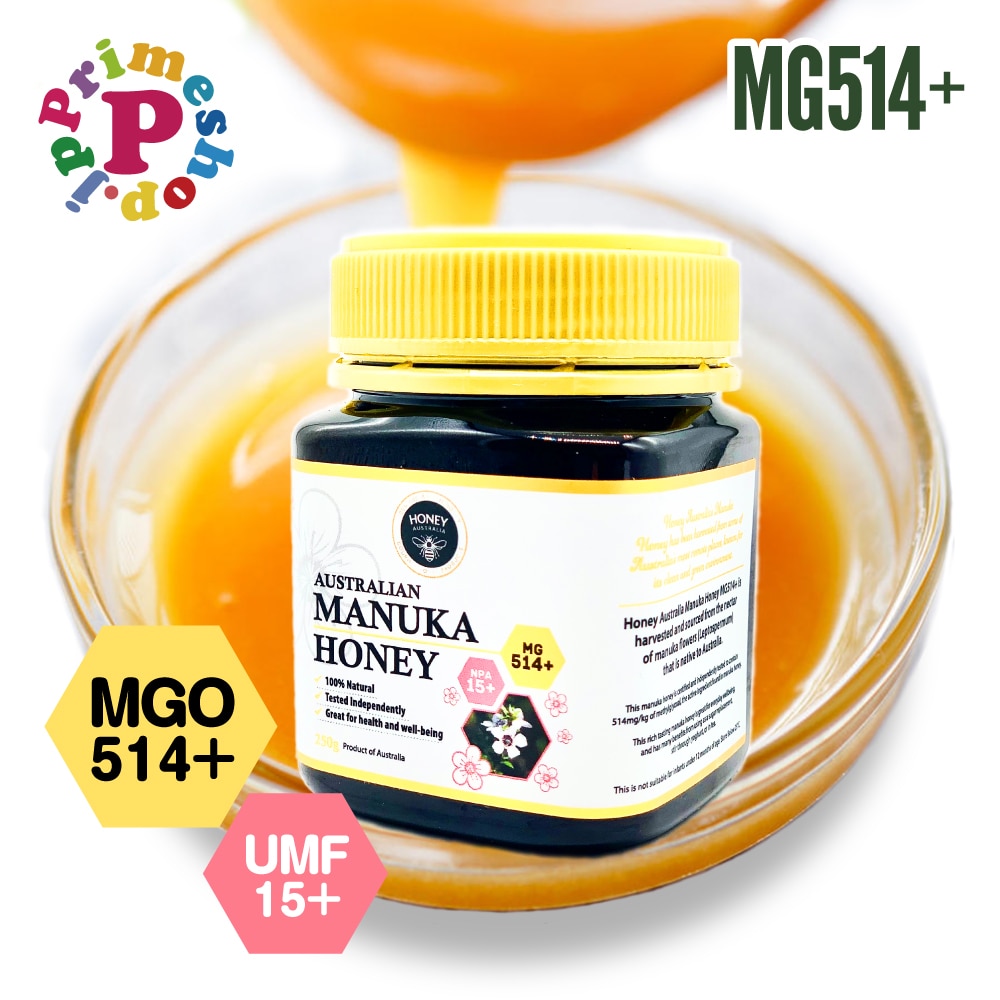 マヌカハニー UMF15 MG514 ハニーオーストラリア Honey Australia オーストラリア産 オーガニック 蜂蜜 [賞味期限2026年2月11日]