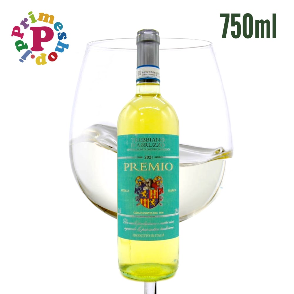 [イタリアワイン] PREMIO トレッビアーノ 100％ 白ワイン 750ml イタリア アブルッツォ産