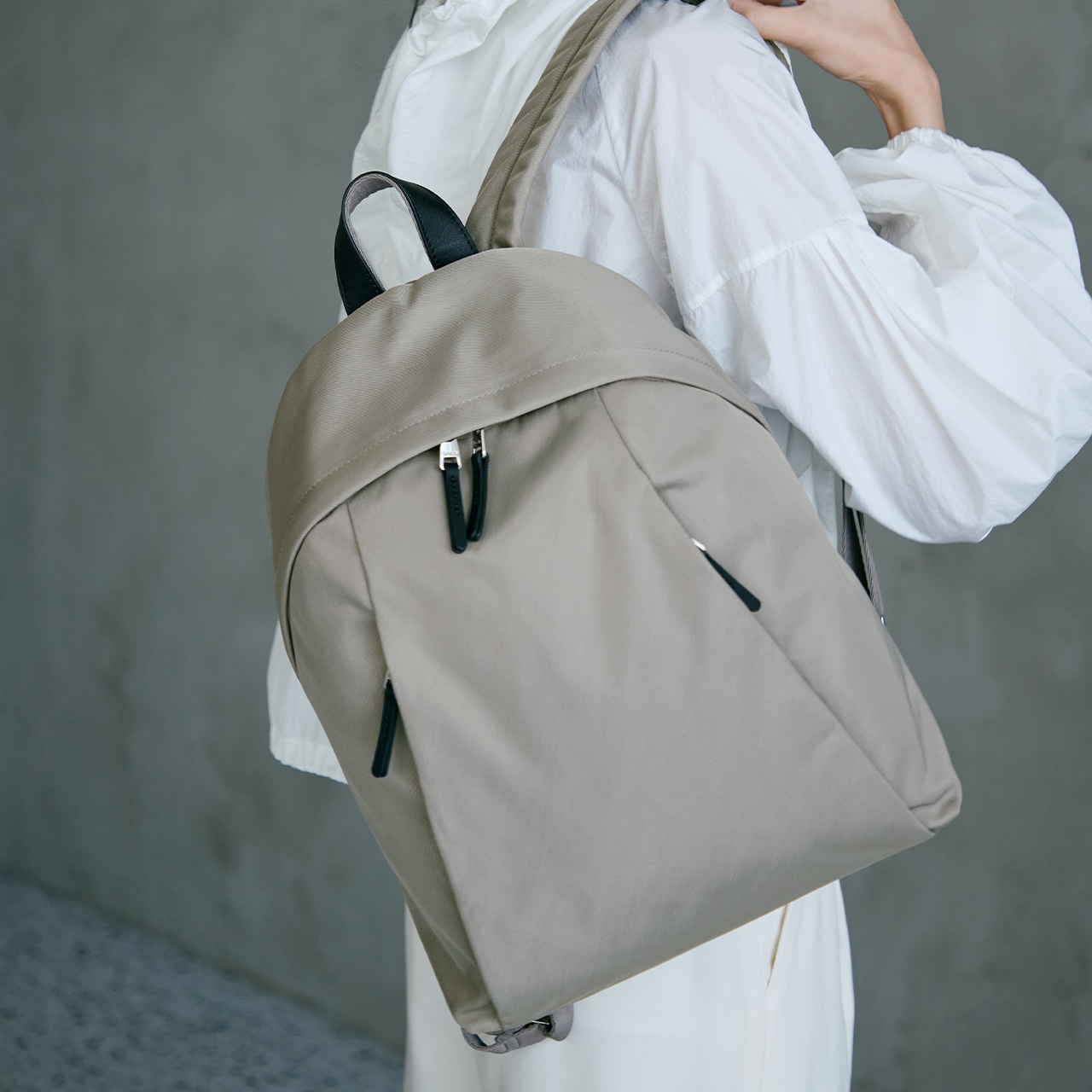 【Breath TOPKAPI】【撥水】マット ナイロン リュック グレー FREE