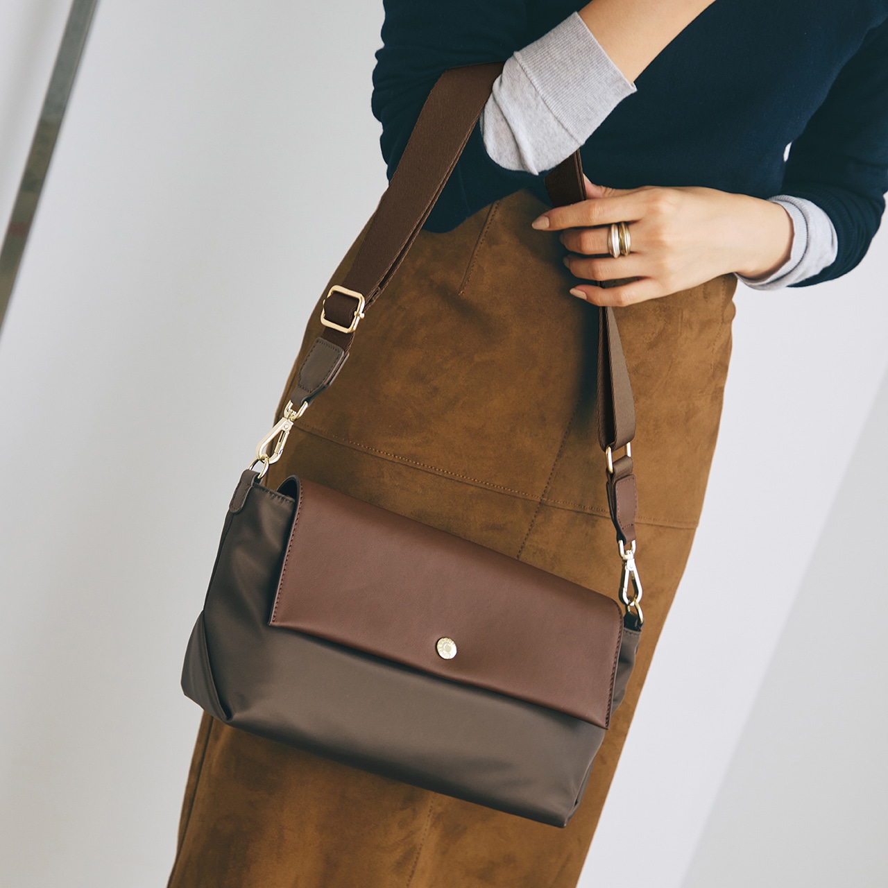 【Breath TOPKAPI】DAY TRIPPER デイトリッパー ナイロン ショルダーバッグ ブラウン FREE