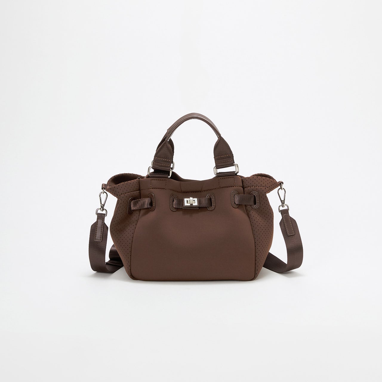 【TREASURE TOPKAPI】ネオプレン 2way ミニ トートバッグ グレージュ FREE