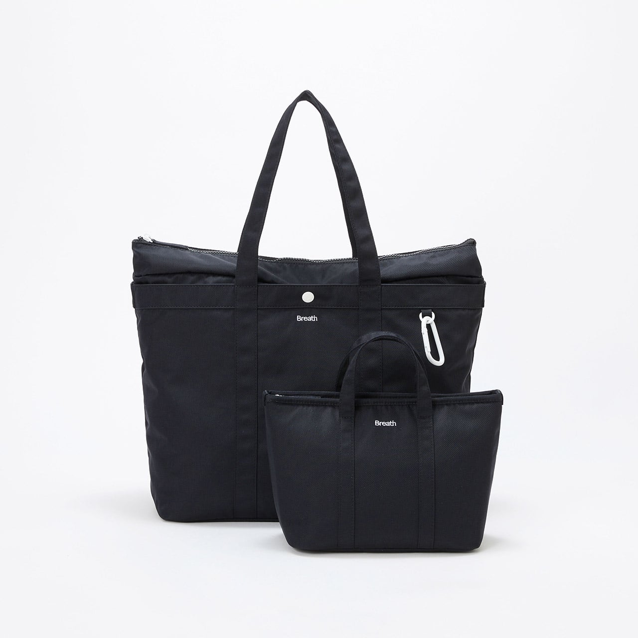 CHILLGO 保冷バッグ付き ナイロン トートバッグ L / 撥水 ブラック FREE