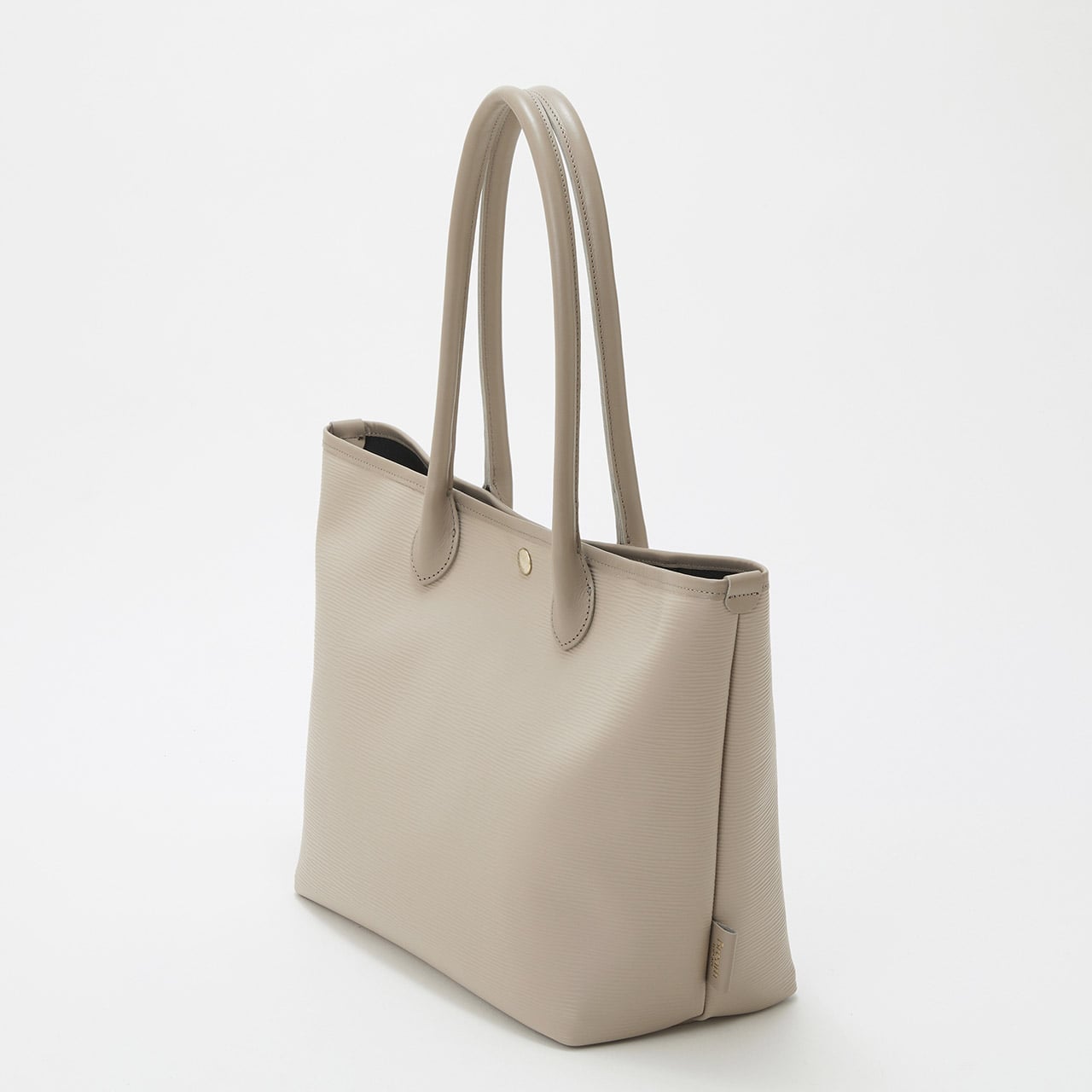 【Breath TOPKAPI】RIPPLE リプル レザーハンドル A4 トートバッグ グレージュ FREE