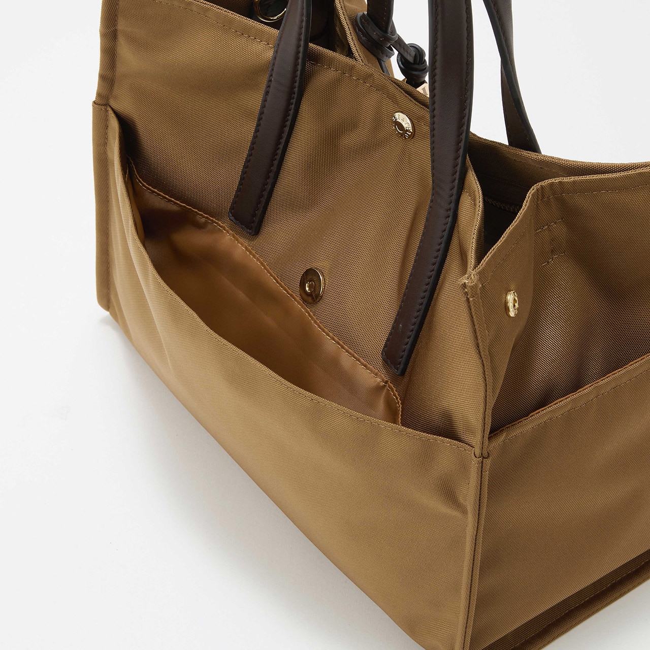 撥水 マルチway スクエア A4 トートバッグ / 10ポケット ブラック FREE