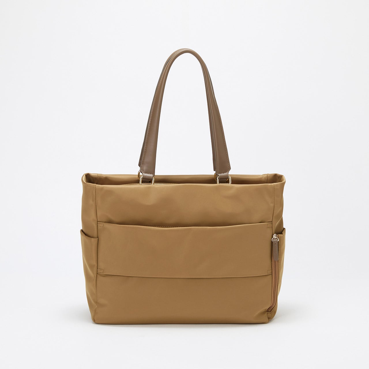 【Breath TOPKAPI】ナイロン 多機能 A4 トートバッグ / 撥水 キャメル FREE