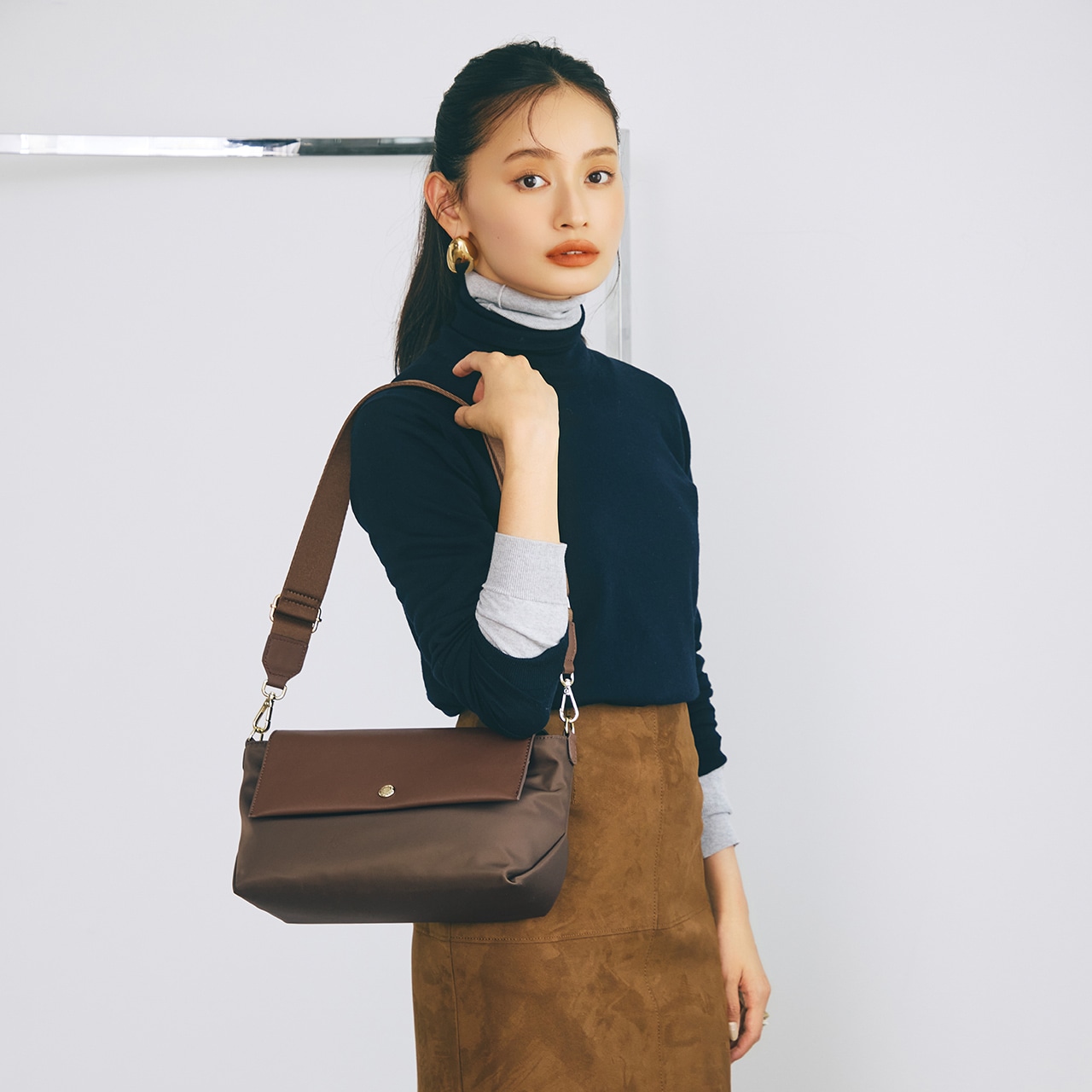 【Breath TOPKAPI】DAY TRIPPER デイトリッパー ナイロン ショルダーバッグ ブラウン FREE