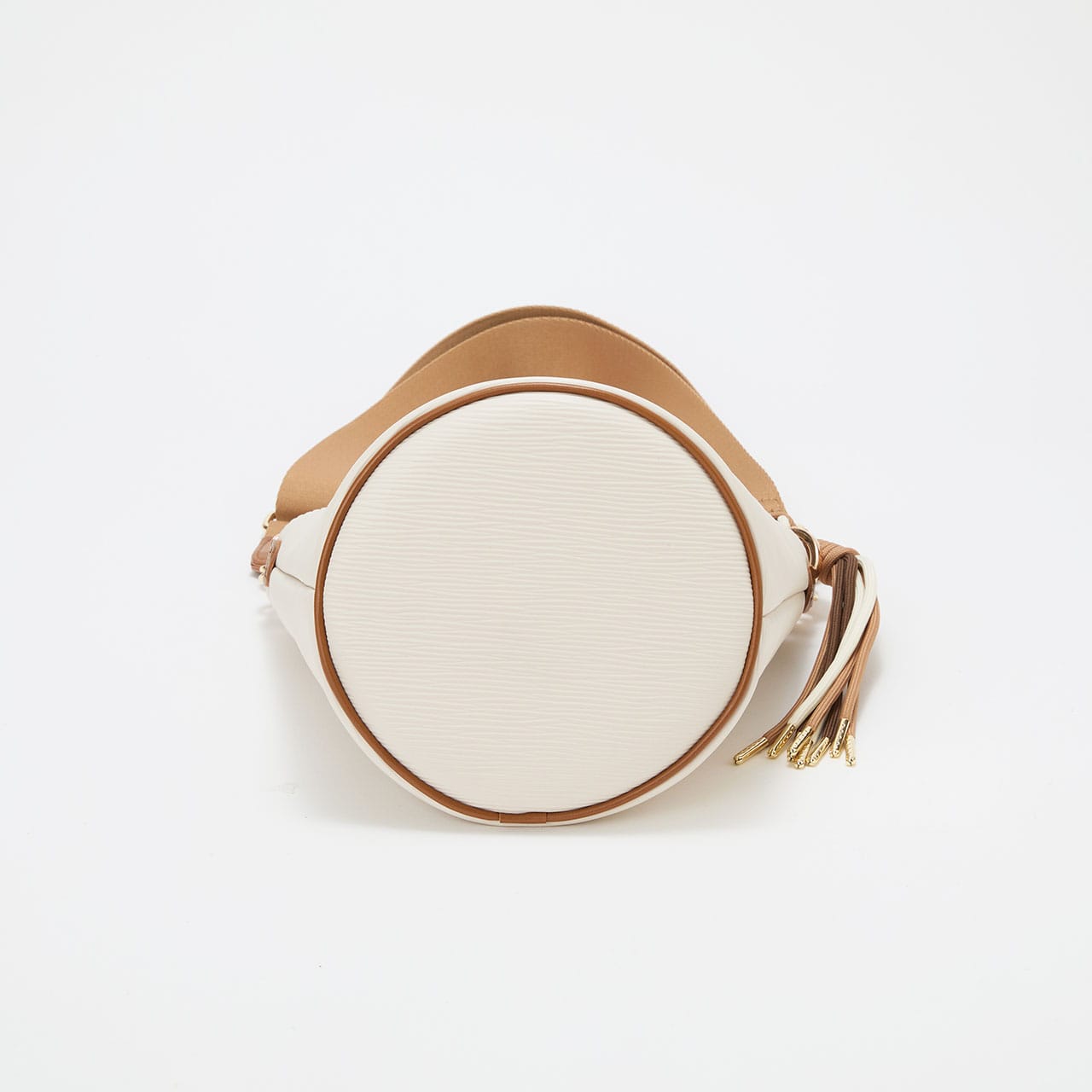 RIPPLE リプル コードハンドル 2way バケツ ショルダーバッグ オフ FREE