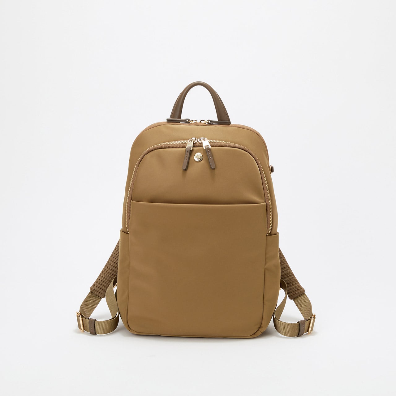 【Breath TOPKAPI】ナイロン 多機能リュック / 撥水 / PC対応 キャメル FREE