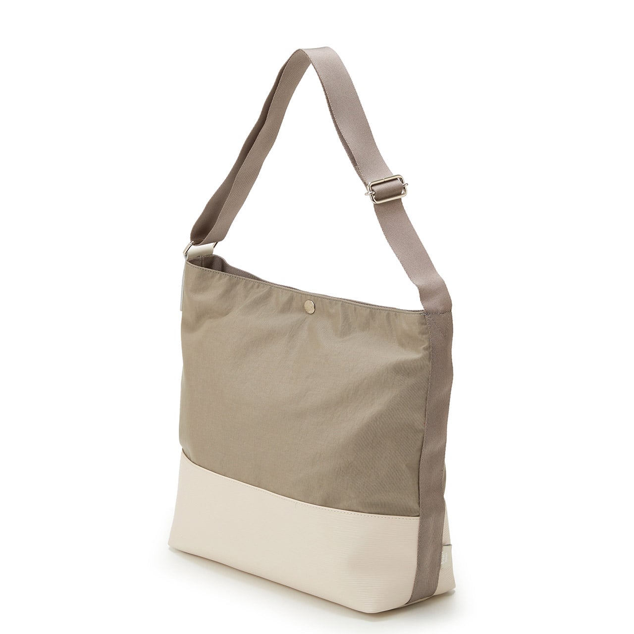 【Breath TOPKAPI】RIPPLE リプル リンクル ナイロン A4 ショルダーバッグ グレージュ FREE