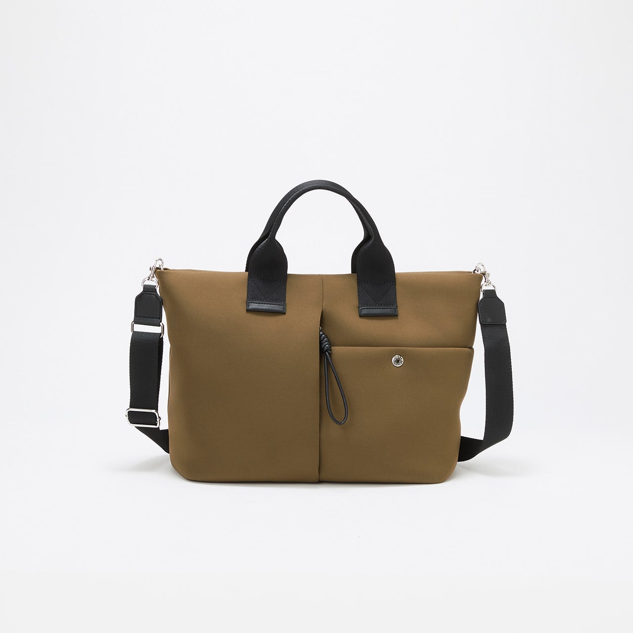 SORT ソート ネオプレン 2way A4 トートバッグ カーキブラウン FREE