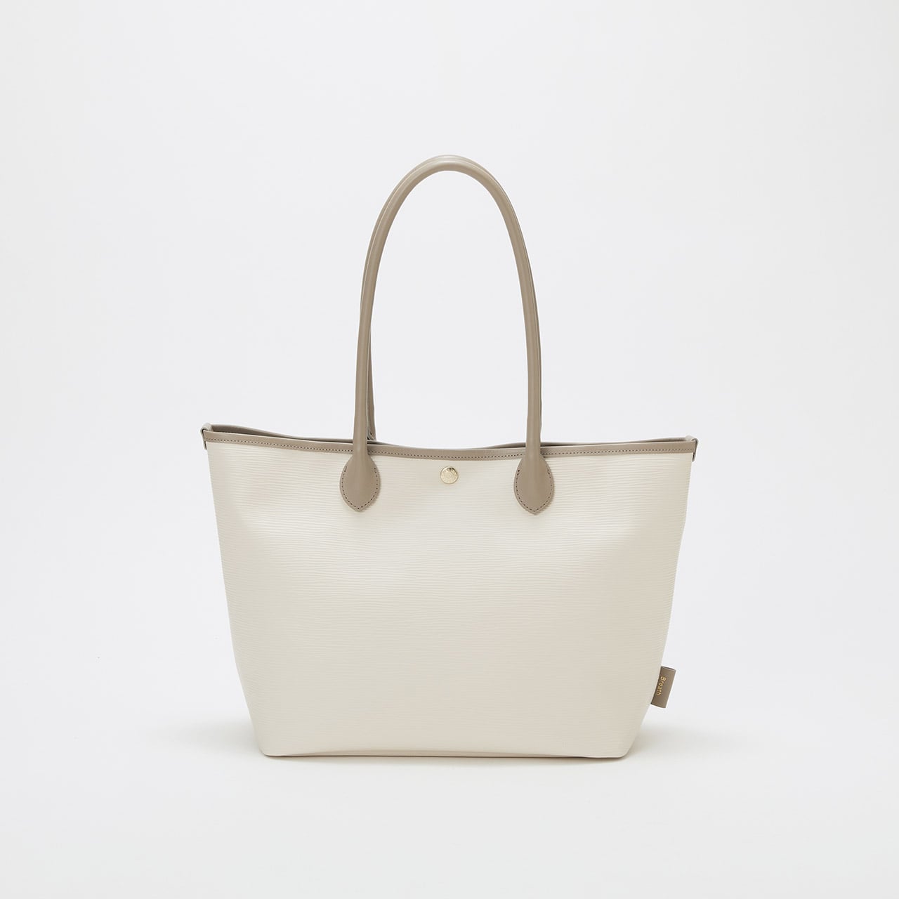 【Breath TOPKAPI】RIPPLE リプル レザーハンドル A4 トートバッグ アイボリー FREE