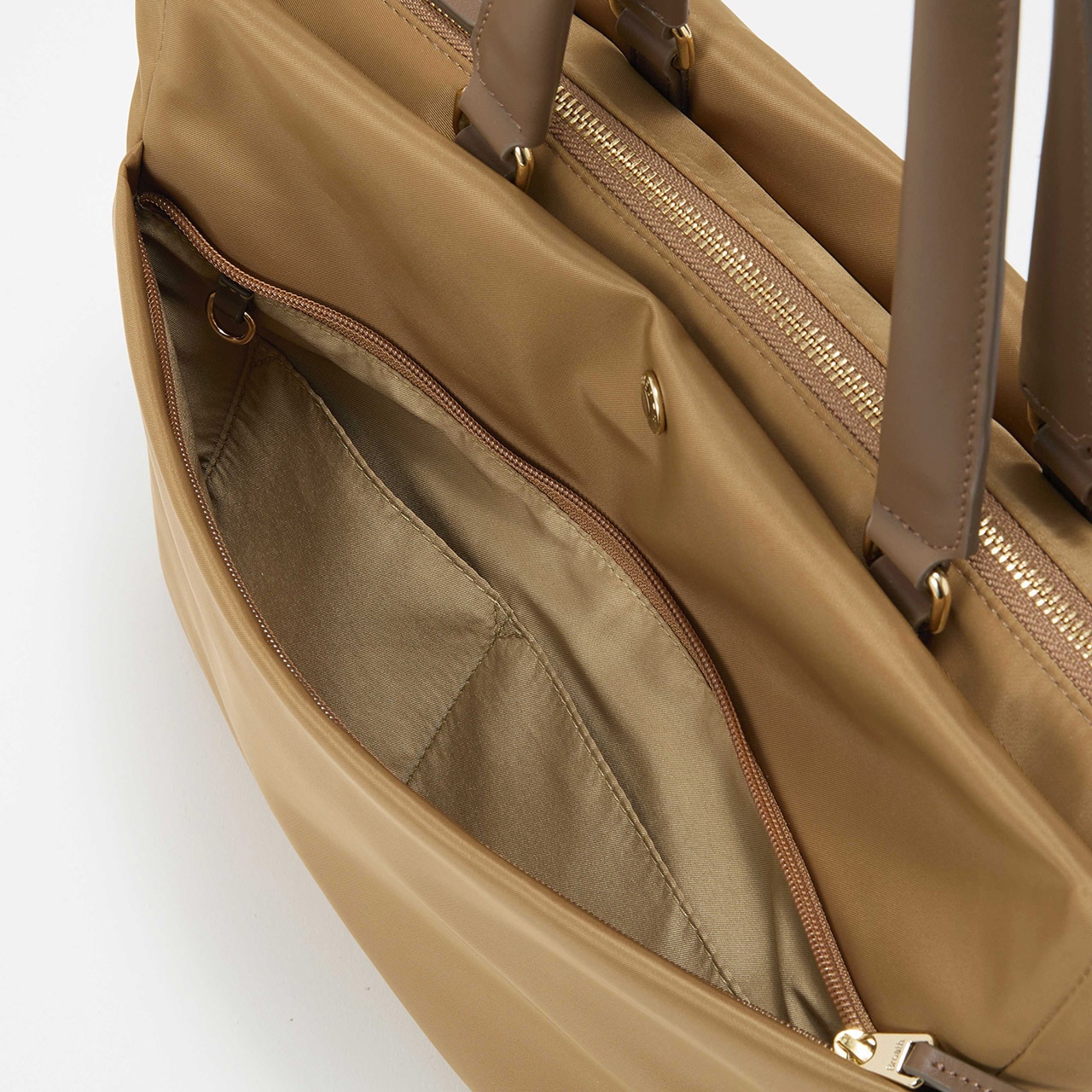 【Breath TOPKAPI】ナイロン 多機能 A4 トートバッグ / 撥水 キャメル FREE