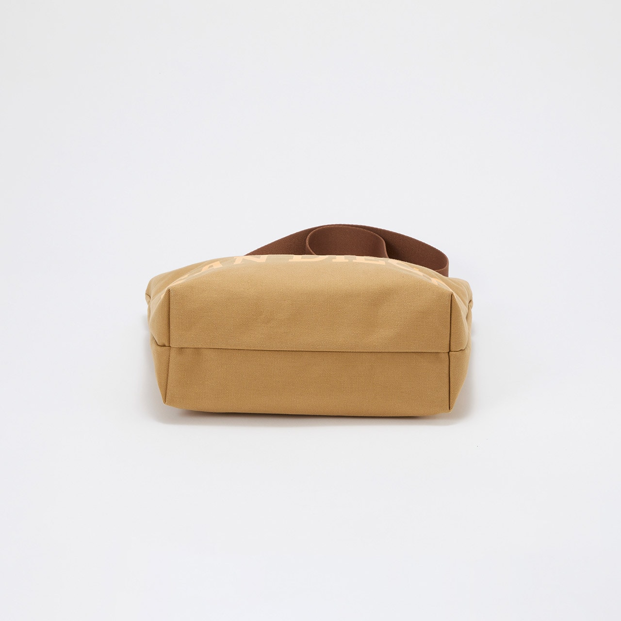 【Breath TOPKAPI】シティ プリント キャンバス スクエアトートバッグ / ショルダー付き ブラウン FREE