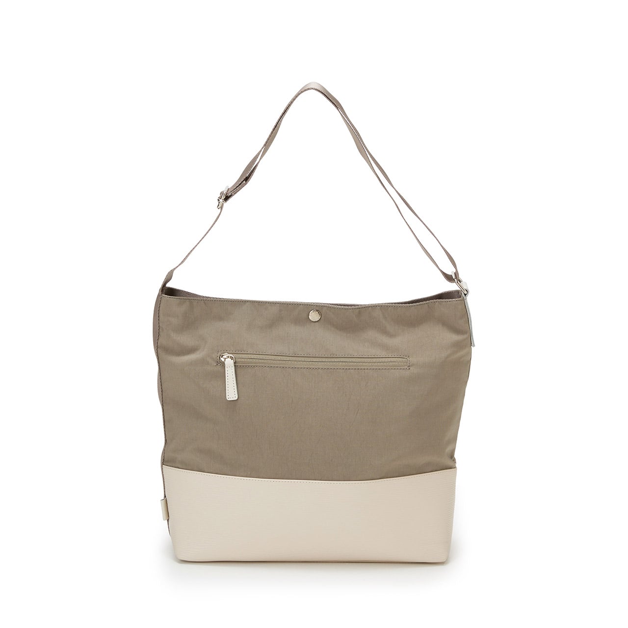 【Breath TOPKAPI】RIPPLE リプル リンクル ナイロン A4 ショルダーバッグ グレージュ FREE