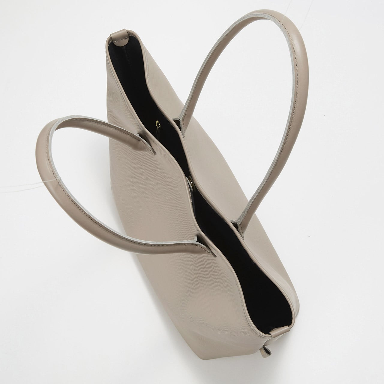 【Breath TOPKAPI】RIPPLE リプル レザーハンドル A4 トートバッグ グレージュ FREE