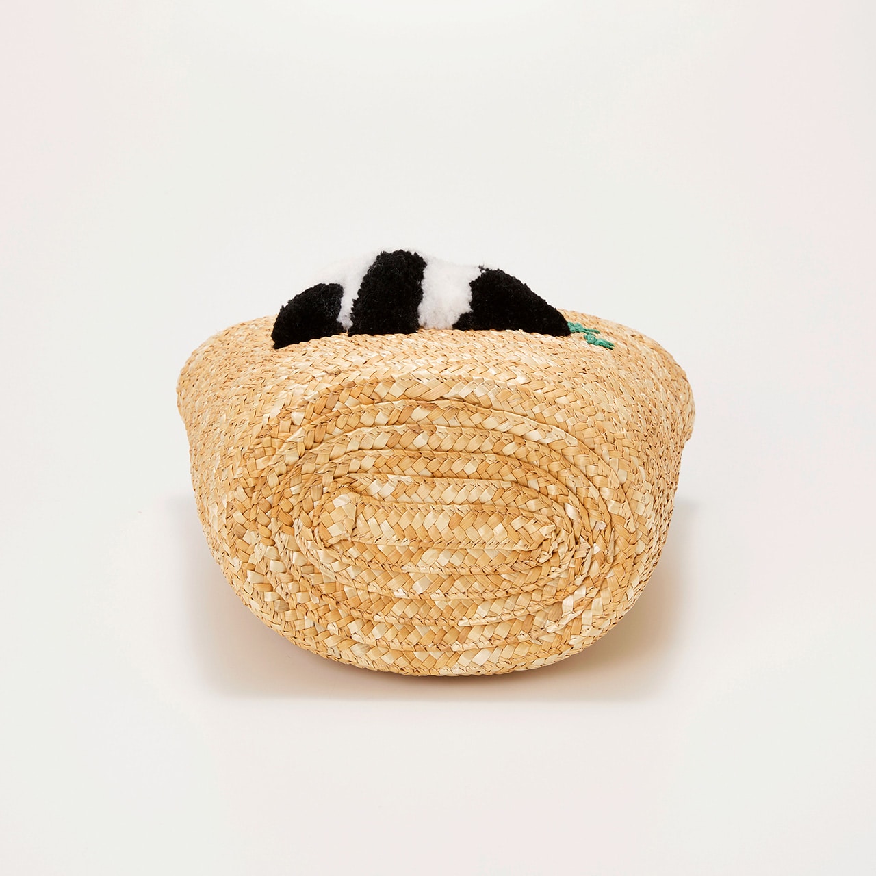 【TREASURE TOPKAPI】 アニマル カゴバッグ【ハシビロコウ/ パンダ/ カバ】 グリーン FREE