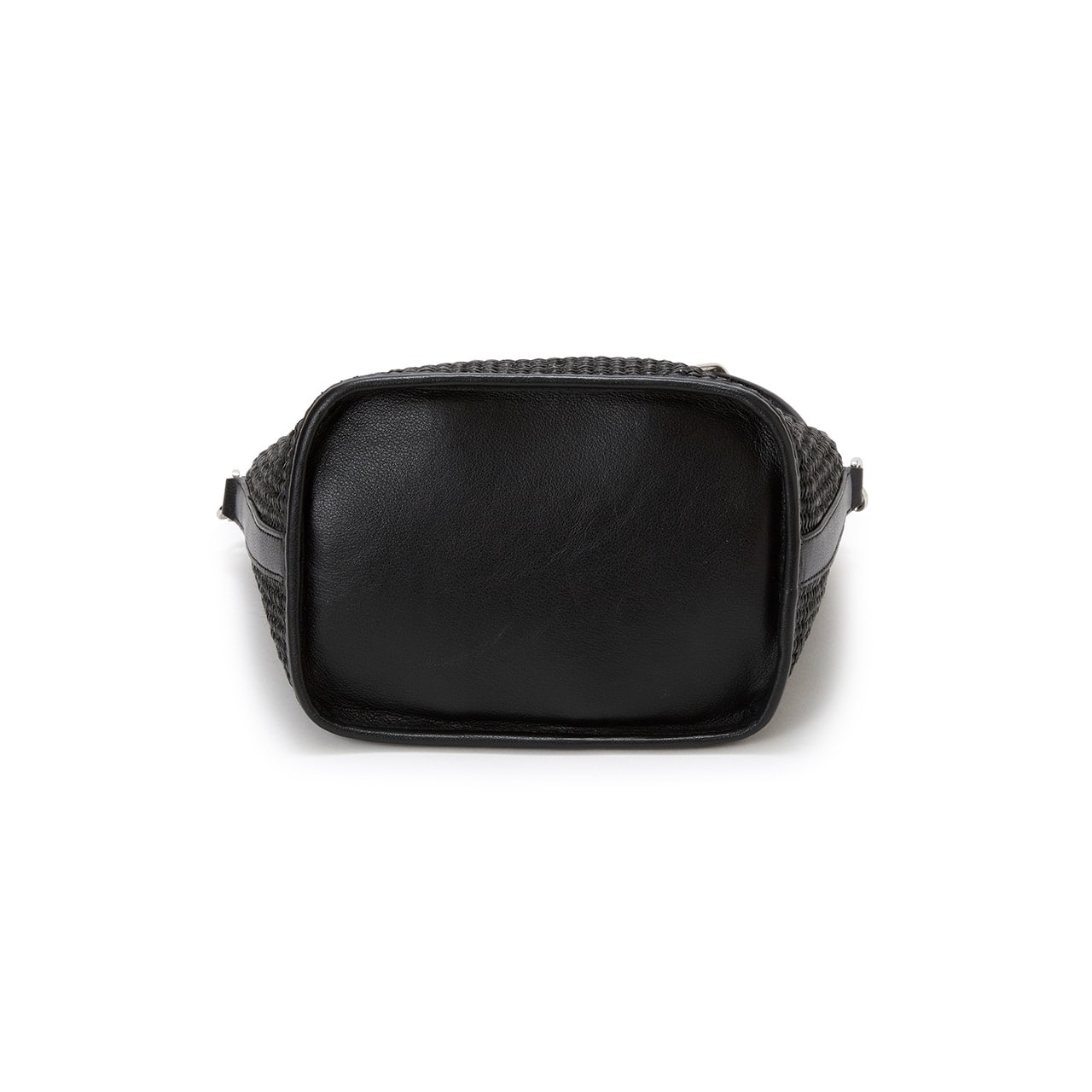 【Breath TOPKAPI】レザーハンドル ショルダー付き トート カゴバッグ ホワイト FREE