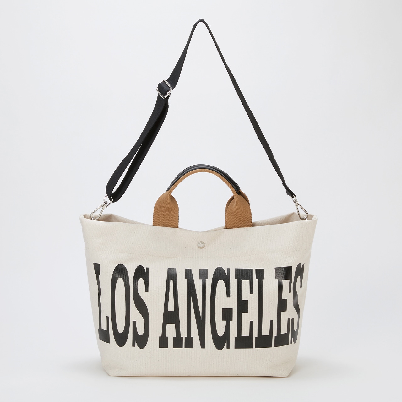 【Breath TOPKAPI】シティ プリント キャンバス 2way トートバッグ / A4対応 ブラウン FREE