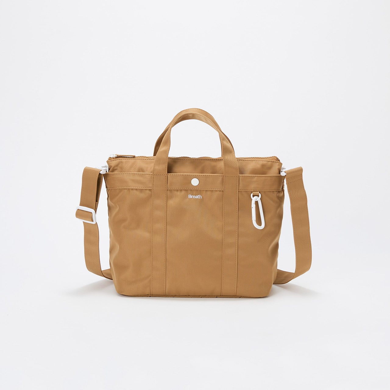 CHILLGO 保冷バッグ付き ショルダー付き ナイロン トートバッグ M / 撥水 ベージュ FREE