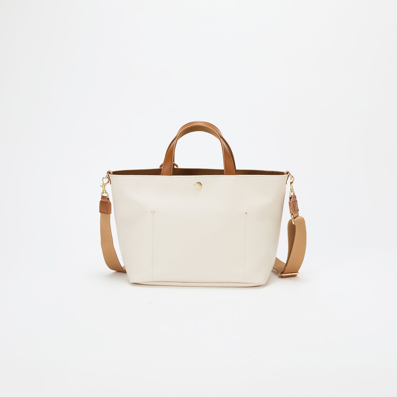 RIPPLE リプル コードチャーム付き 2way トートバッグ オフ FREE