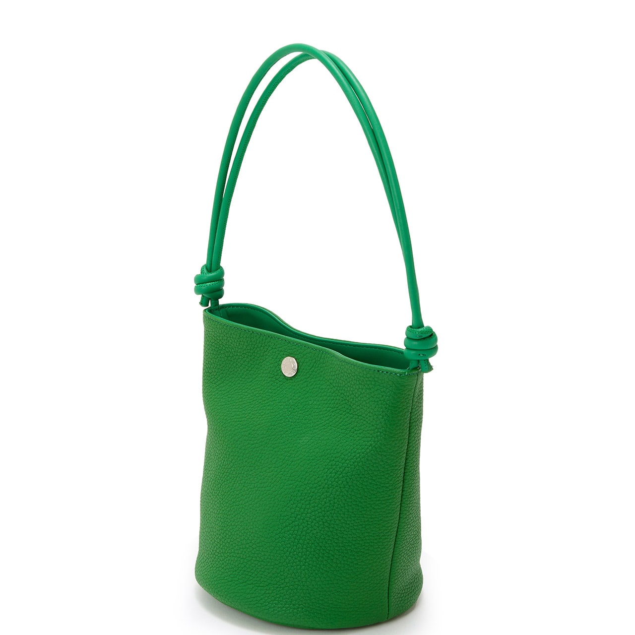 【Breath TOPKAPI】シュリンクレザー ノットハンドル 2way ショルダーバッグ ホワイト FREE