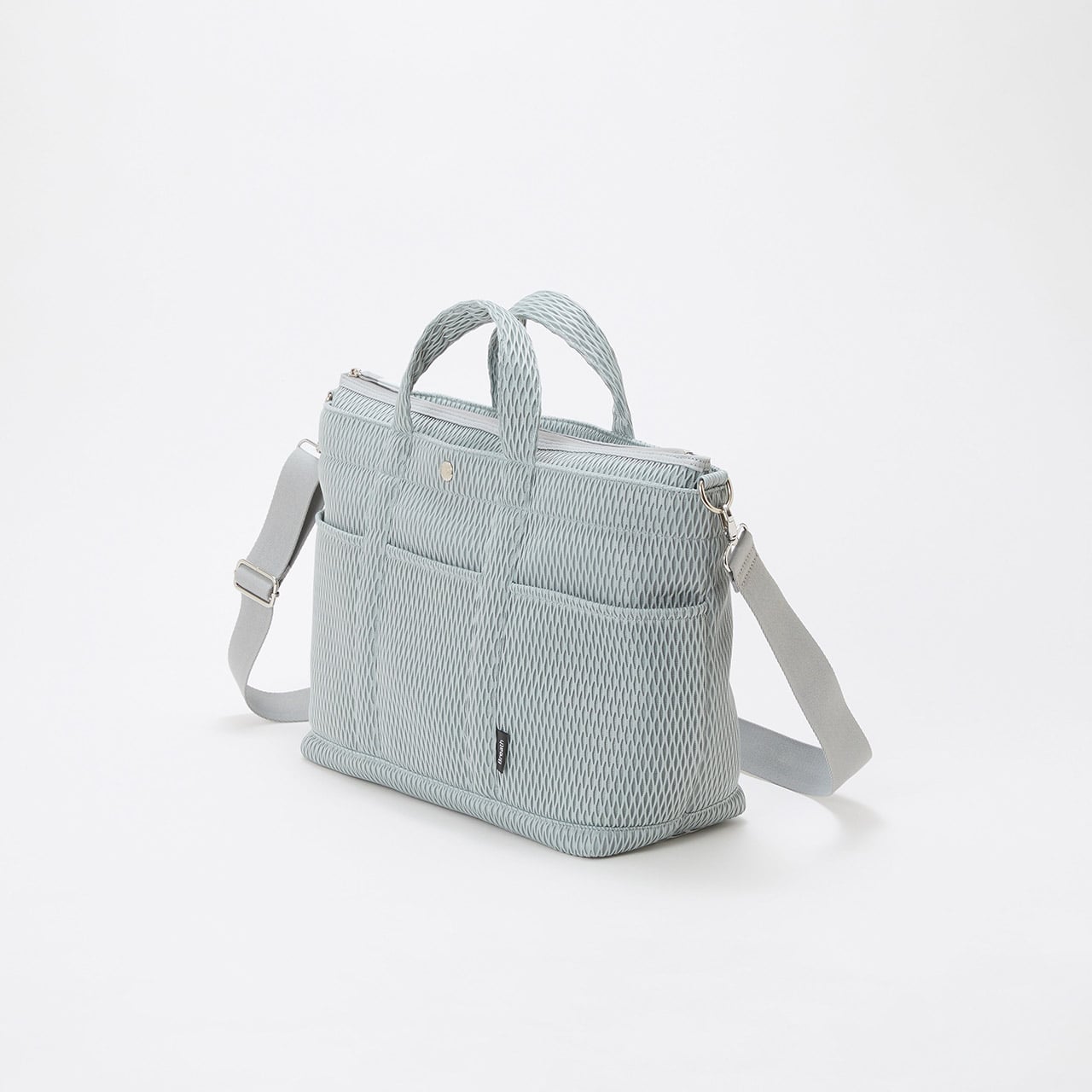 【Breath TOPKAPI】ポリメッシュ ショルダー付き A4 トートバッグ ライトグレー FREE