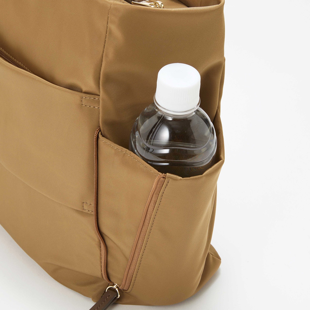 【Breath TOPKAPI】ナイロン 多機能 A4 トートバッグ / 撥水 キャメル FREE