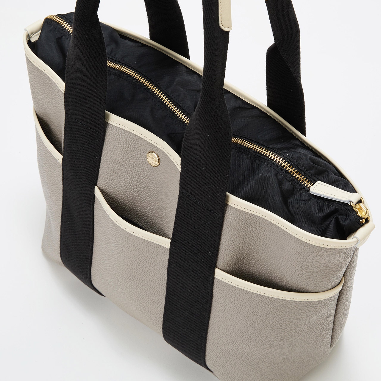 【Breath TOPKAPI】SCOTCH GRAIN スコッチグレイン シンプル A4 トートバッグ クリーム FREE