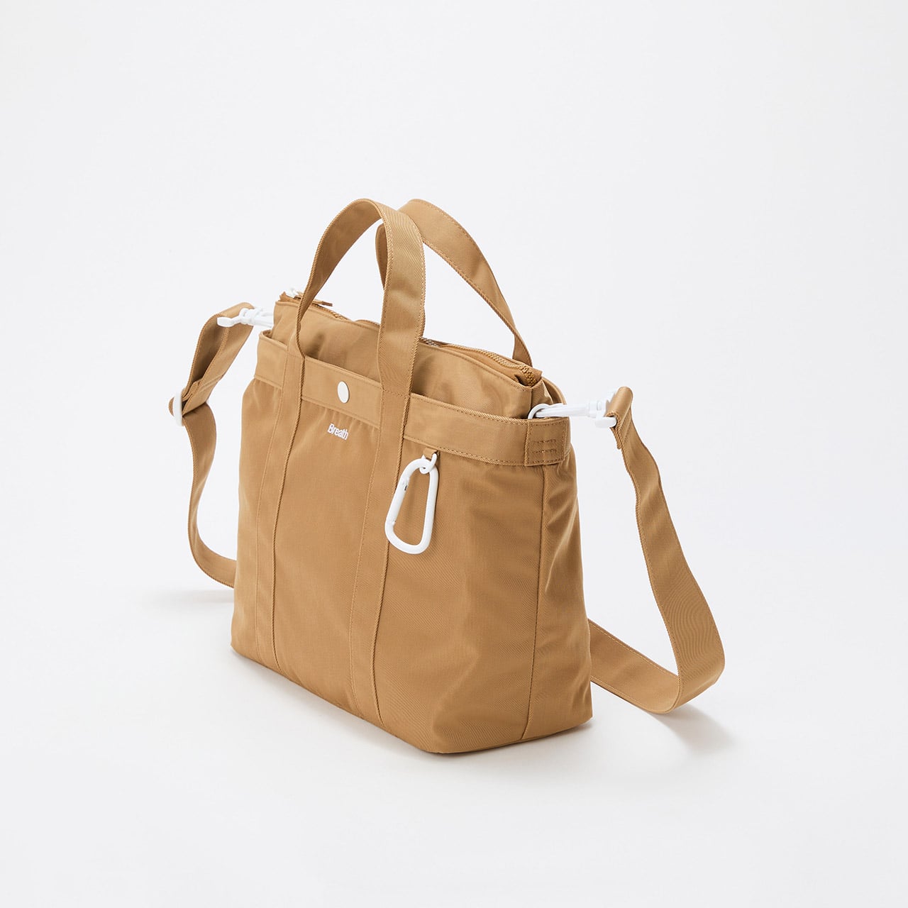 CHILLGO 保冷バッグ付き ショルダー付き ナイロン トートバッグ M / 撥水 ベージュ FREE