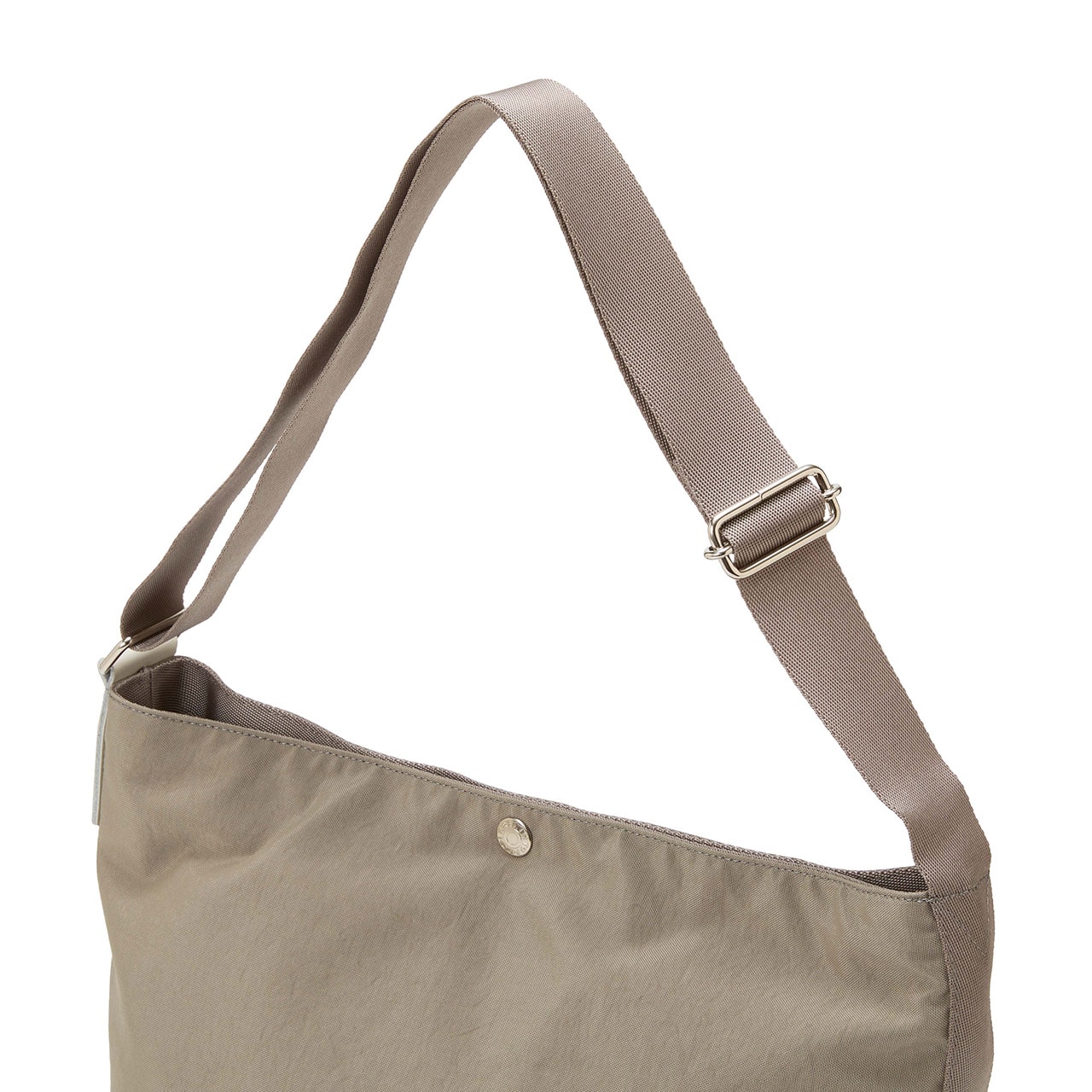 【Breath TOPKAPI】RIPPLE リプル リンクル ナイロン A4 ショルダーバッグ グレージュ FREE