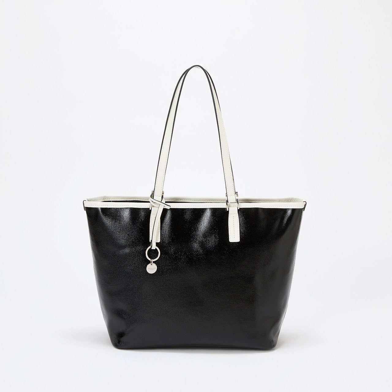 【TREASURE TOPKAPI】PVCコート キャンバス トートバッグ / A4対応 / 撥水 ブラック FREE