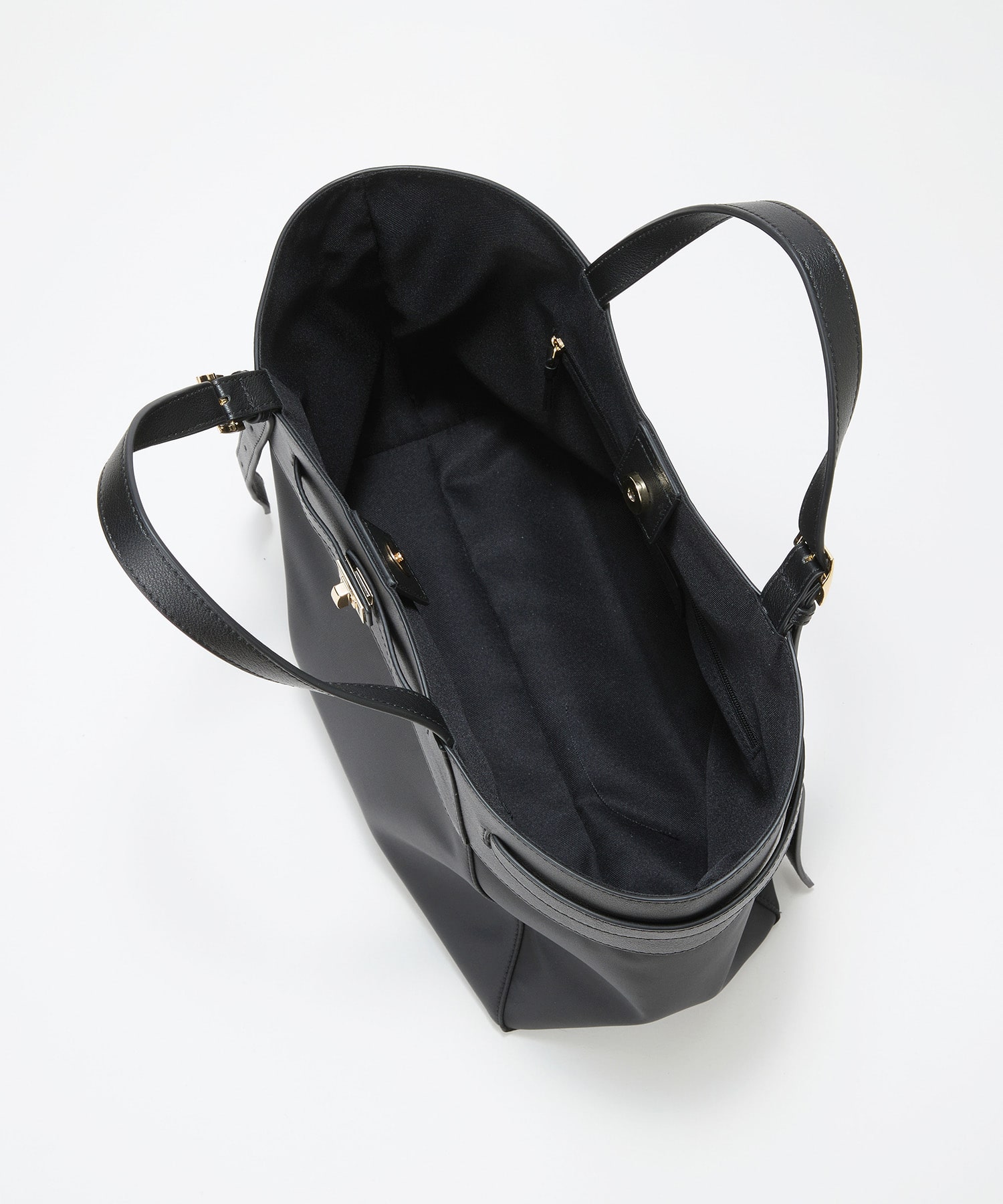 【TREASURE TOPKAPI】ナイロン レザーコンビ 2way トートバッグ A4対応 ブラック FREE