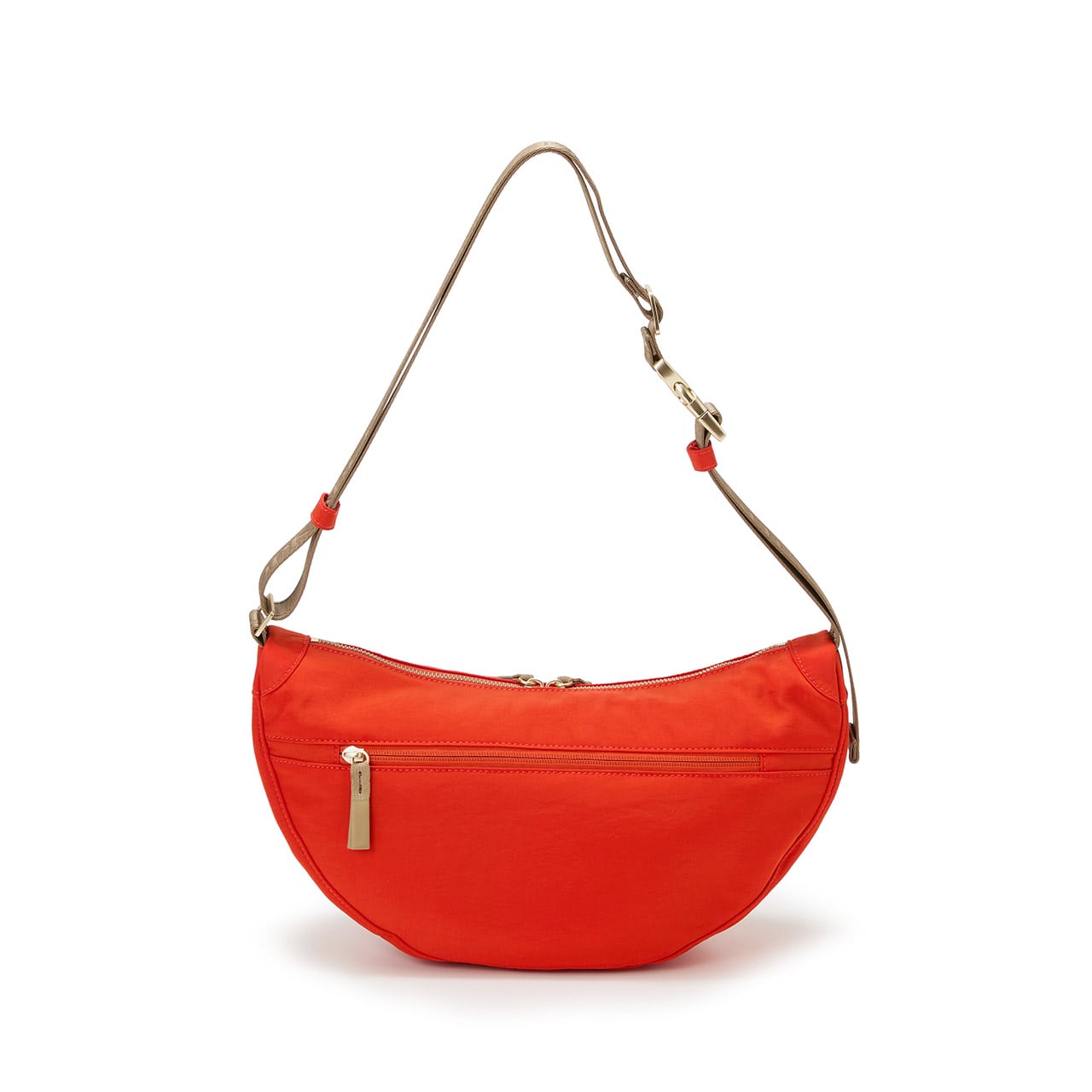 【Breath TOPKAPI】Freely フリーリー ナイロン ロゴテープ ラウンド ショルダーバッグ ブラック FREE