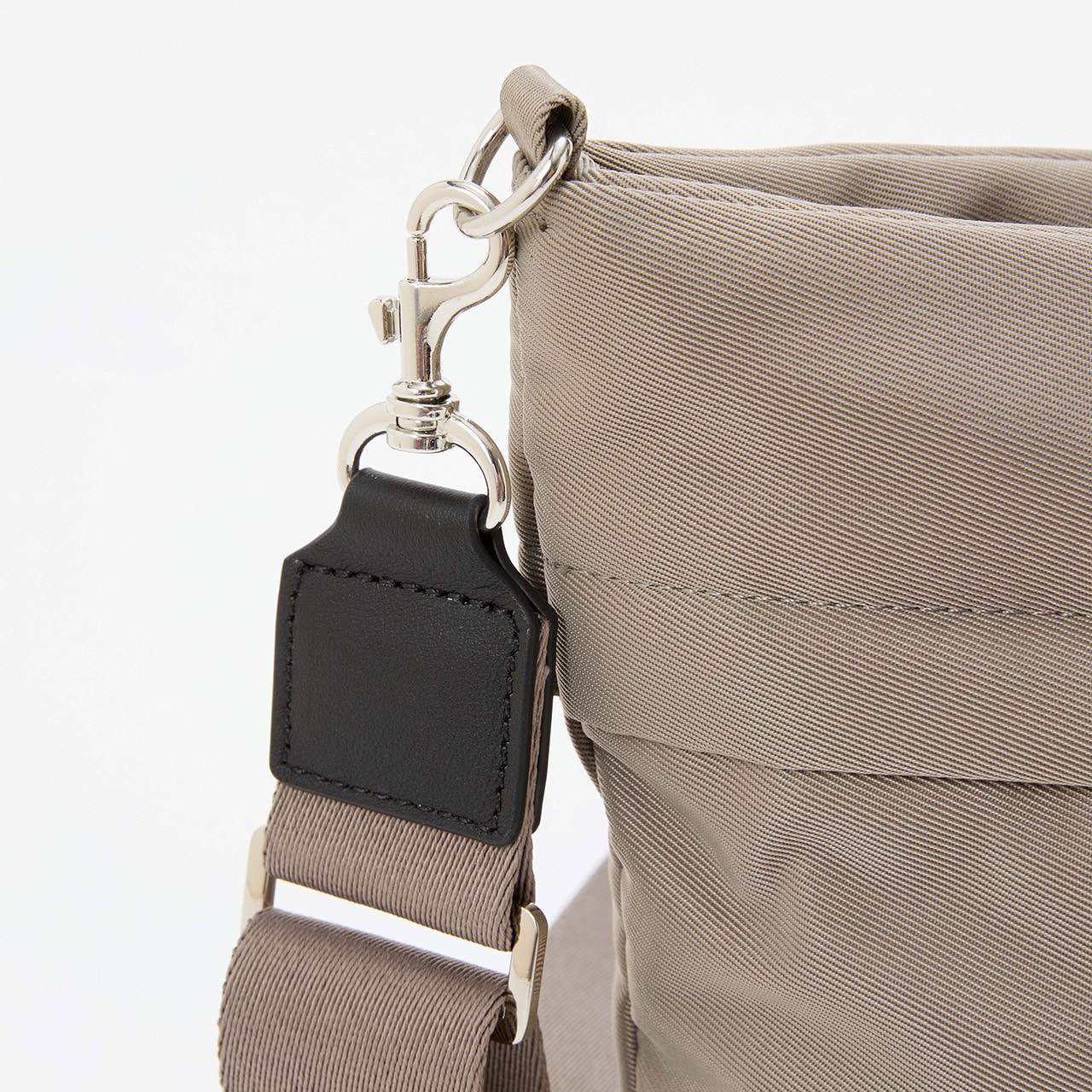 【Breath TOPKAPI】【撥水】マット ナイロン ショルダー付き ミニ トートバッグ グレー FREE