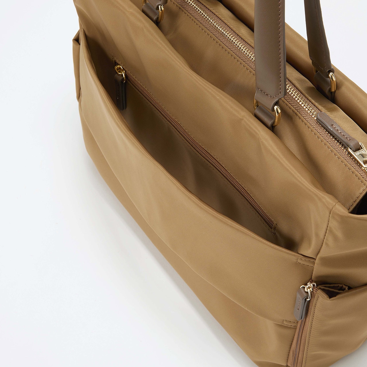 【Breath TOPKAPI】ナイロン 多機能 A4 トートバッグ / 撥水 キャメル FREE