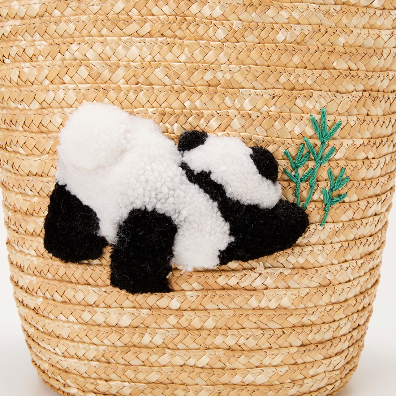 【TREASURE TOPKAPI】 アニマル カゴバッグ【ハシビロコウ/ パンダ/ カバ】 グリーン FREE