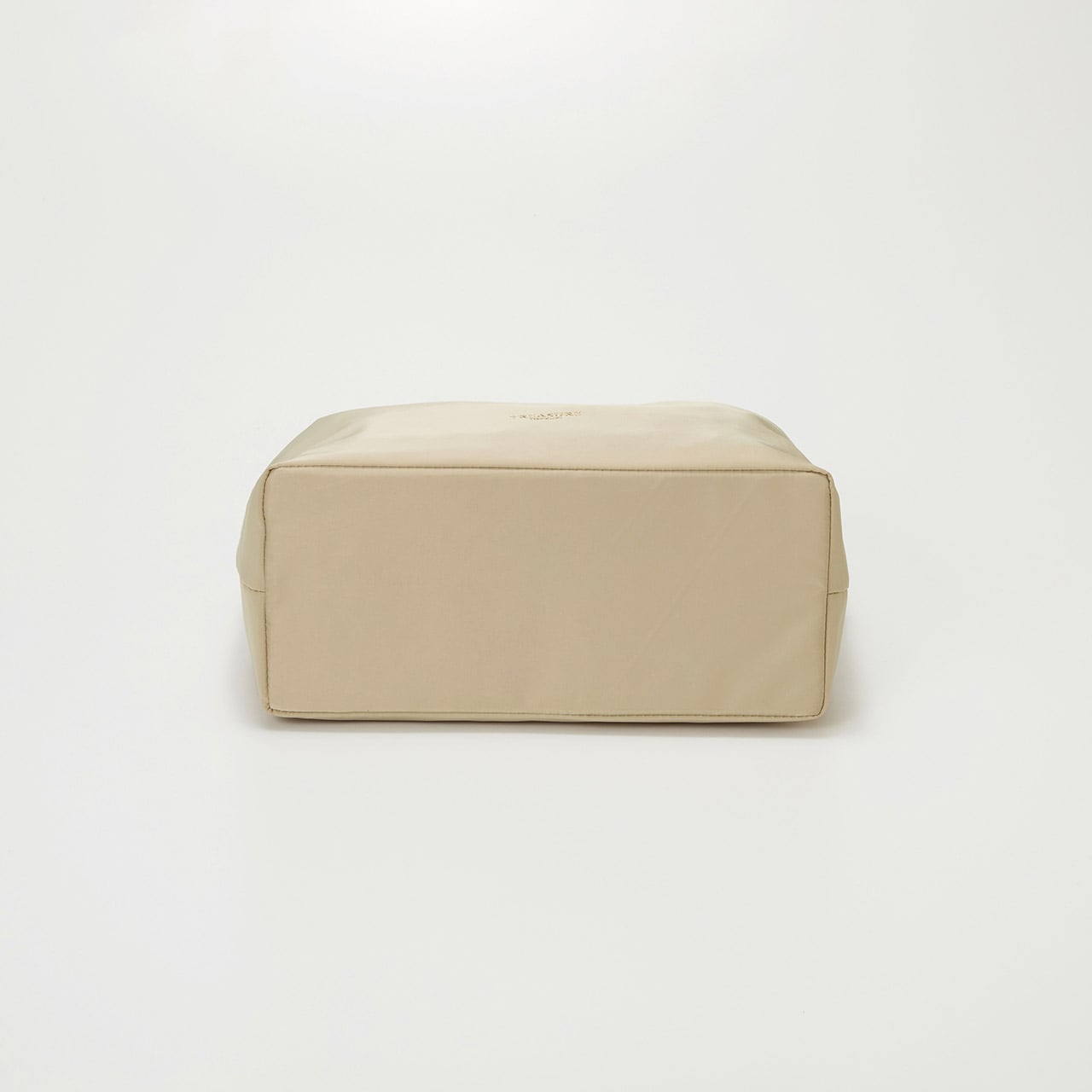 【TREASURE TOPKAPI】コンビチェーン ギャザー ナイロン トートバッグ ベージュ FREE