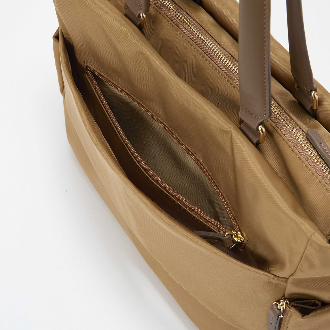 【Breath TOPKAPI】ナイロン 多機能 A4 トートバッグ / 撥水 キャメル FREE