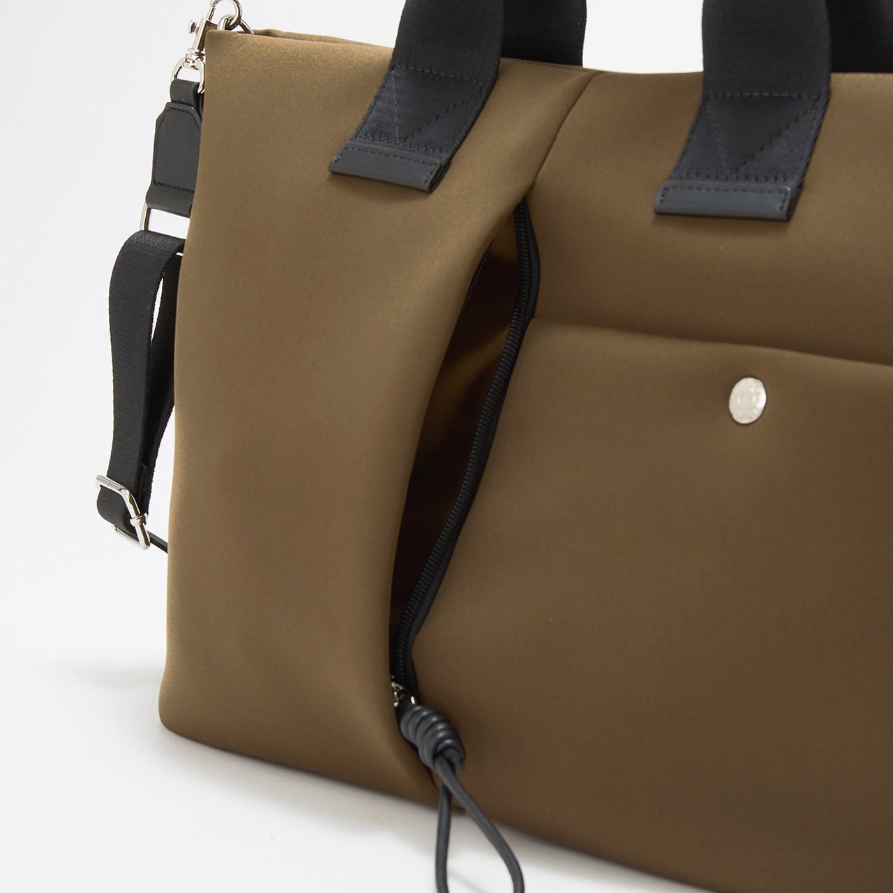 SORT ソート ネオプレン 2way A4 トートバッグ カーキブラウン FREE