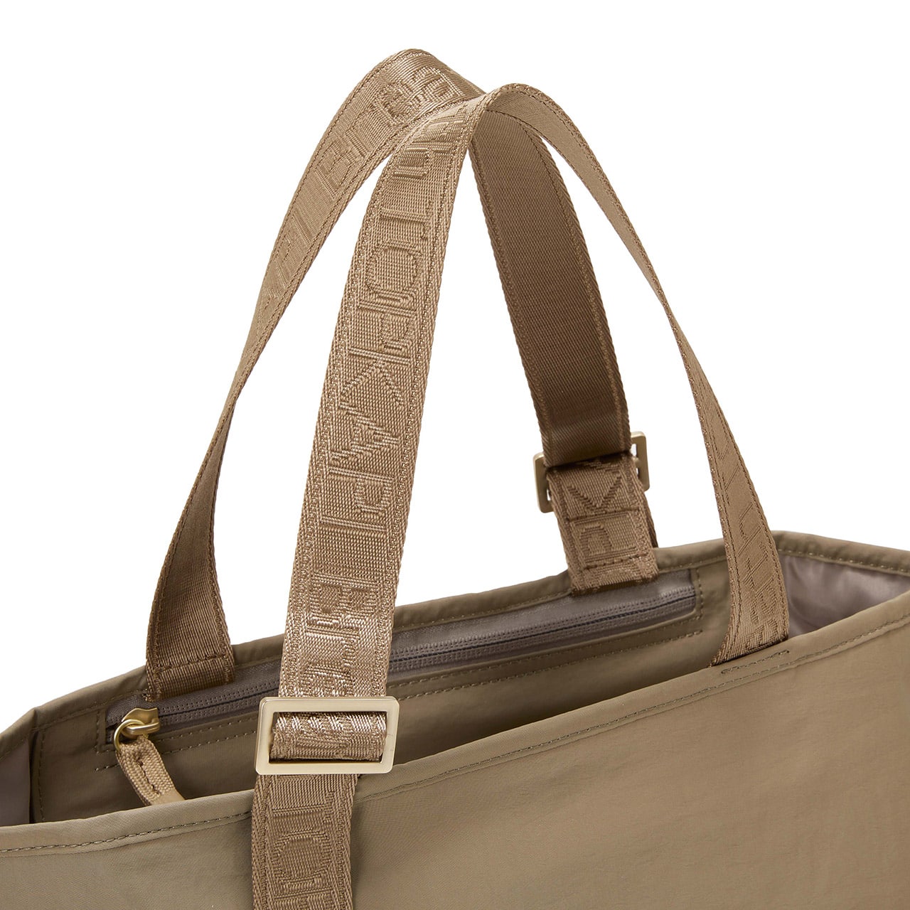 【Breath TOPKAPI】Freely フリーリー ナイロン ロゴテープ トートバッグ A4対応 ベージュ FREE