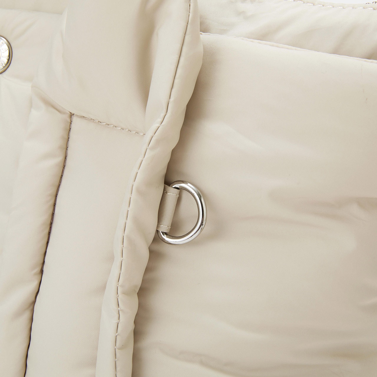 【Breath TOPKAPI】パフィング 2way ミニ トートバッグ チャーム付き ブラック FREE