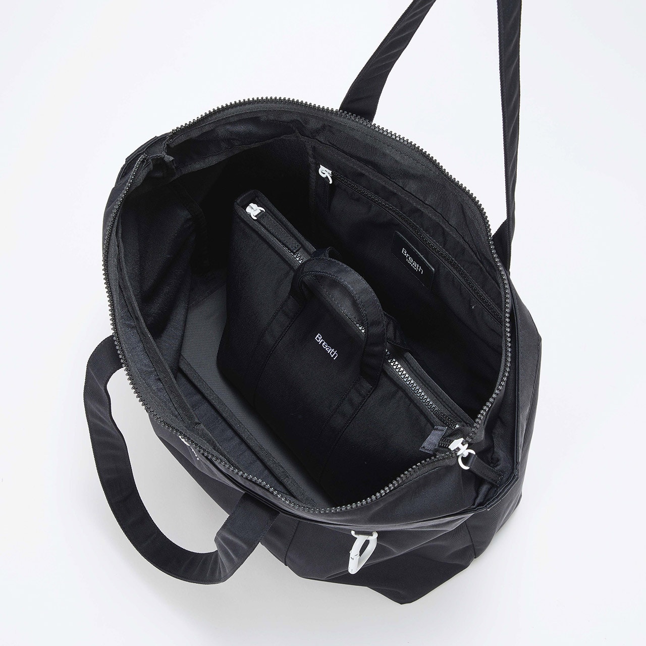 CHILLGO 保冷バッグ付き ナイロン トートバッグ L / 撥水 ブラック FREE