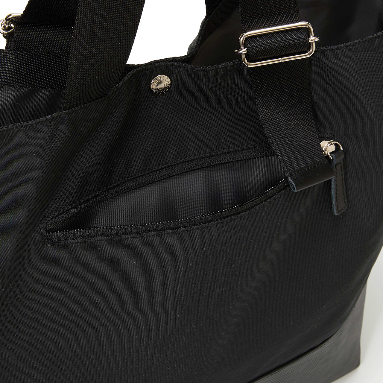 【Breath TOPKAPI】RIPPLE リプル リンクル ナイロン 変形 トートバッグ/ A4対応 ブラック FREE