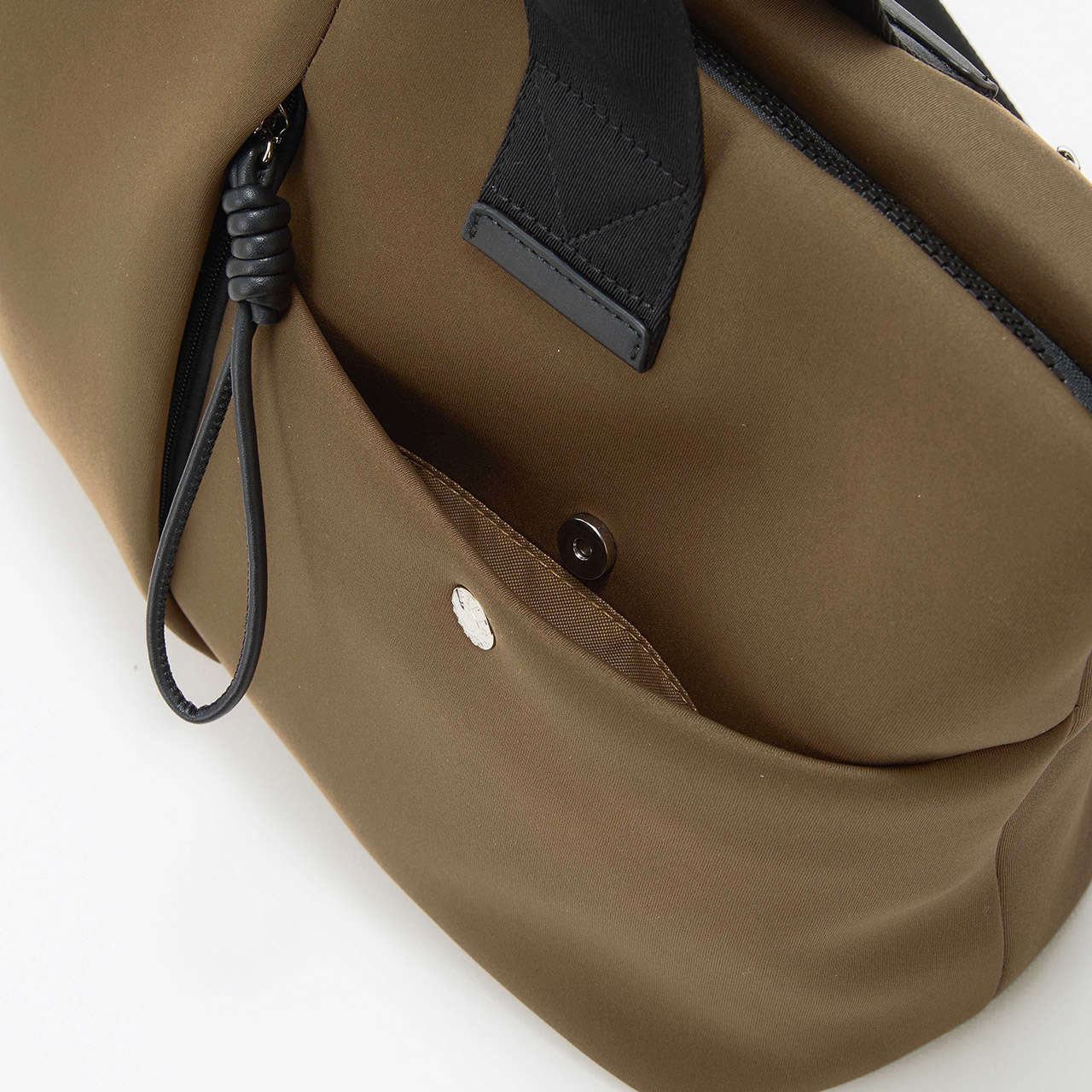 SORT ソート ネオプレン 2way A4 トートバッグ カーキブラウン FREE