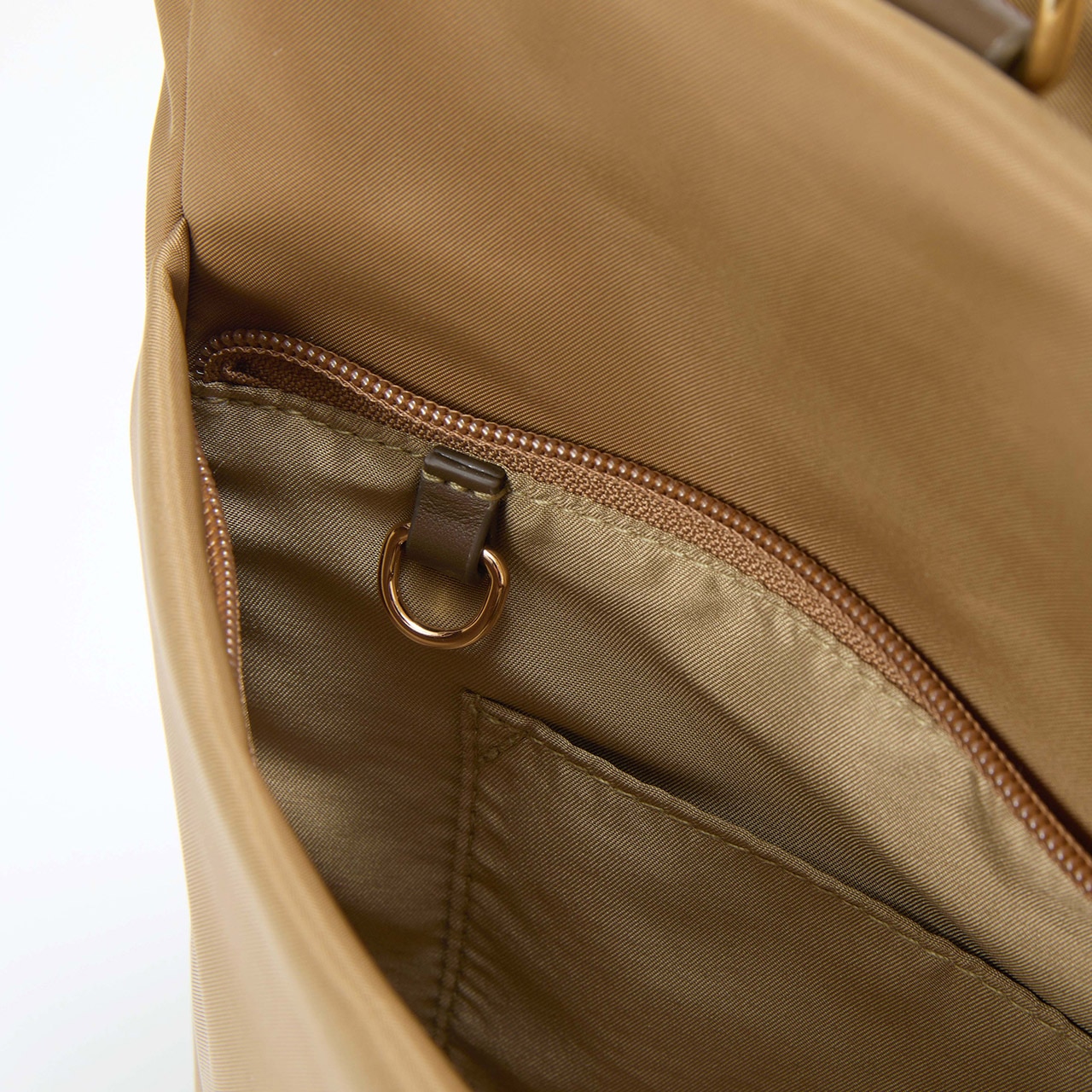 【Breath TOPKAPI】ナイロン 多機能 A4 トートバッグ / 撥水 キャメル FREE